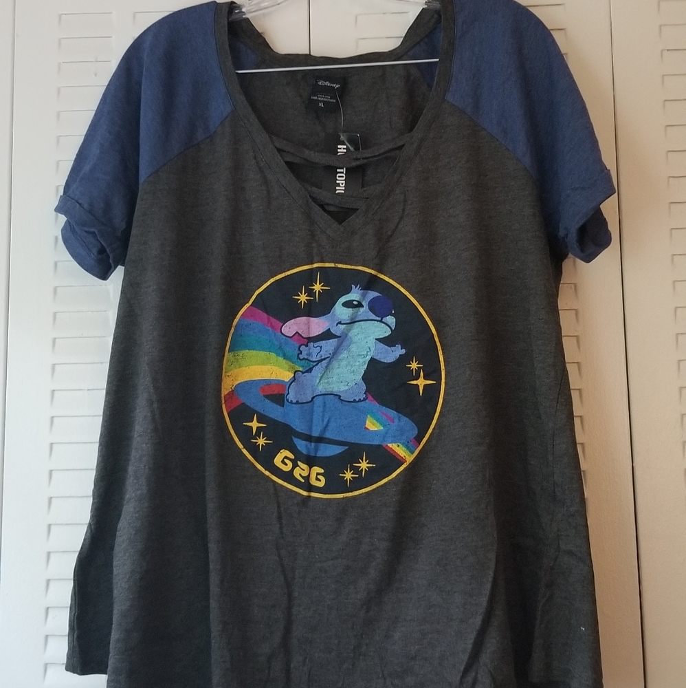 Disney Lilo & Stitch Space Rainbow Shirt